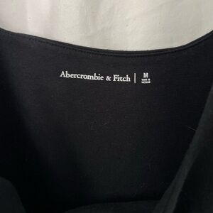 Black Abercrombie square neck tank top
